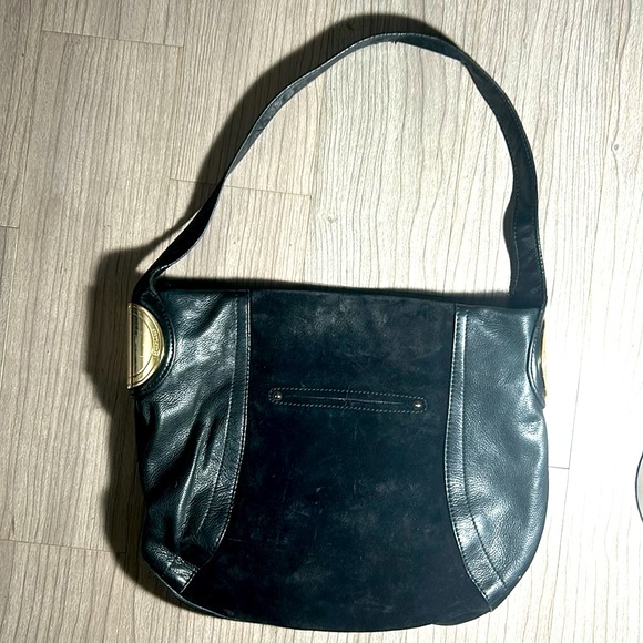 B. Makowsky leather and suede shoulder bag - Picture 7 of 8